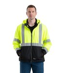 Hi-Vis Class 3 Hooded Soft Shell Jacket