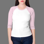 4353 Baby Rib 3/4 Sleeve Raglan