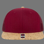OTTO CAP "OTTO SNAP" 6 Panel Mid Profile Mesh Back Trucker Snapback Hat