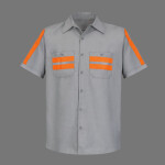 Enhanced Visibility Industrial Work Shirt