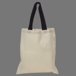 Contrast-Color Handle Tote