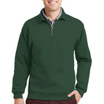 Super Sweats 1/4 Zip Sweatshirt with Cadet Collar